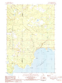 Download a high-resolution, GPS-compatible USGS topo map for Hiram Point, MI (1987 edition)