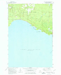 preview thumbnail of historical topo map of Mackinac County, MI in 1973