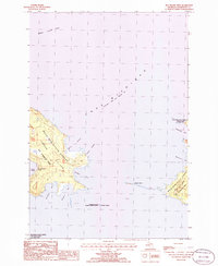 Download a high-resolution, GPS-compatible USGS topo map for Hog Island West, MI (1986 edition)