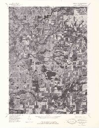 1976 Map of Howard City, MI, 1979 Print