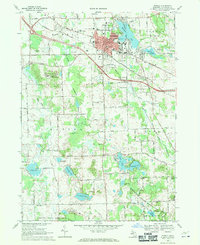 Download a high-resolution, GPS-compatible USGS topo map for Howell, MI (1970 edition)