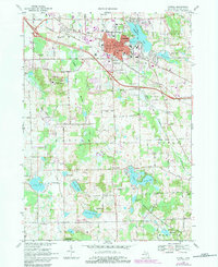 Download a high-resolution, GPS-compatible USGS topo map for Howell, MI (1984 edition)