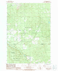 Download a high-resolution, GPS-compatible USGS topo map for Hoxeyville, MI (1988 edition)