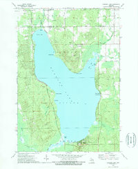Download a high-resolution, GPS-compatible USGS topo map for Hubbard Lake, MI (1975 edition)