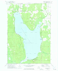 Download a high-resolution, GPS-compatible USGS topo map for Hubbard Lake, MI (1972 edition)