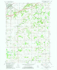 preview thumbnail of historical topo map of Ottawa County, MI in 1980