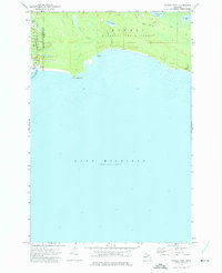 preview thumbnail of historical topo map of Mackinac County, MI in 1972
