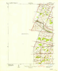 Download a high-resolution, GPS-compatible USGS topo map for Ida, MI (1940 edition)
