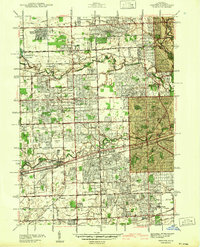 Download a high-resolution, GPS-compatible USGS topo map for Inkster, MI (1942 edition)