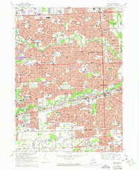 Download a high-resolution, GPS-compatible USGS topo map for Inkster, MI (1974 edition)