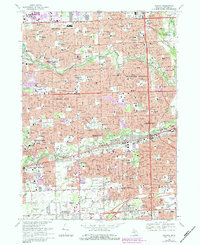 Download a high-resolution, GPS-compatible USGS topo map for Inkster, MI (1984 edition)