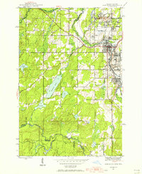 Download a high-resolution, GPS-compatible USGS topo map for Iron River, MI (1956 edition)