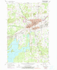 Download a high-resolution, GPS-compatible USGS topo map for Ironwood, MI (1977 edition)