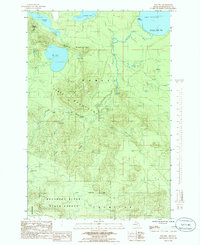 Download a high-resolution, GPS-compatible USGS topo map for Ives Hill, MI (1985 edition)