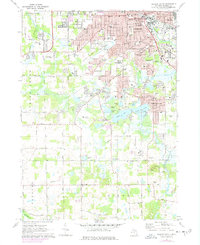 Download a high-resolution, GPS-compatible USGS topo map for Jackson South, MI (1978 edition)
