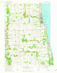 1961 Map of Sanilac County, MI, 1963 Print