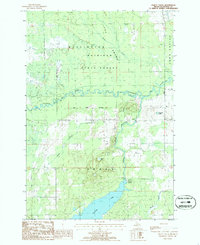Download a high-resolution, GPS-compatible USGS topo map for Jewett Creek, MI (1986 edition)
