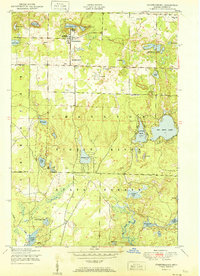 Download a high-resolution, GPS-compatible USGS topo map for Johannesburg, MI (1951 edition)