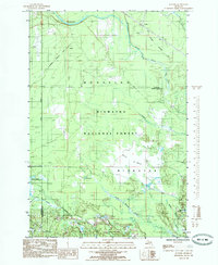 Download a high-resolution, GPS-compatible USGS topo map for Juniper, MI (1985 edition)