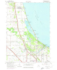 Download a high-resolution, GPS-compatible USGS topo map for Kawkawlin, MI (1974 edition)