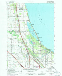 Download a high-resolution, GPS-compatible USGS topo map for Kawkawlin, MI (1987 edition)