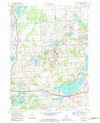 Download a high-resolution, GPS-compatible USGS topo map for Kent Lake, MI (1984 edition)