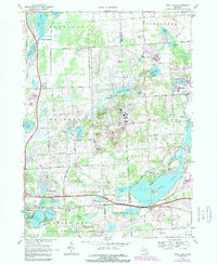 Download a high-resolution, GPS-compatible USGS topo map for Kent Lake, MI (1989 edition)