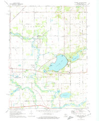 Download a high-resolution, GPS-compatible USGS topo map for Klinger Lake, MI (1974 edition)