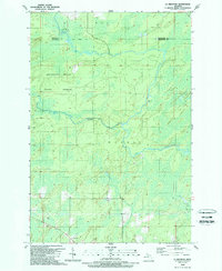 Download a high-resolution, GPS-compatible USGS topo map for La Branche, MI (1989 edition)