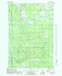 Download a high-resolution, GPS-compatible USGS topo map for Ladoga, MI (1985 edition)
