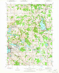 Download a high-resolution, GPS-compatible USGS topo map for Lake Orion, MI (1965 edition)