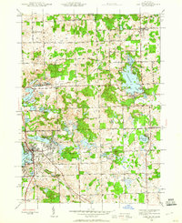 Download a high-resolution, GPS-compatible USGS topo map for Lake Orion, MI (1960 edition)