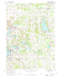 Download a high-resolution, GPS-compatible USGS topo map for Lake Orion, MI (1974 edition)