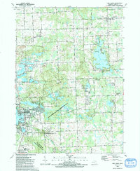 Download a high-resolution, GPS-compatible USGS topo map for Lake Orion, MI (1991 edition)