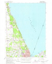 Download a high-resolution, GPS-compatible USGS topo map for Lakeport, MI (1977 edition)