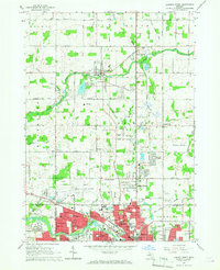 Download a high-resolution, GPS-compatible USGS topo map for Lansing North, MI (1967 edition)