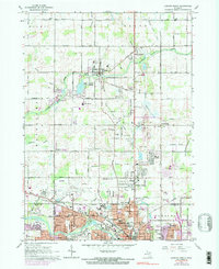 Download a high-resolution, GPS-compatible USGS topo map for Lansing North, MI (1974 edition)