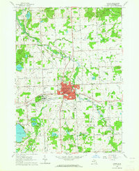 Download a high-resolution, GPS-compatible USGS topo map for Lapeer, MI (1964 edition)
