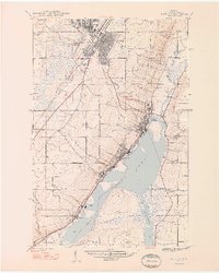Download a high-resolution, GPS-compatible USGS topo map for Laurium, MI (1948 edition)