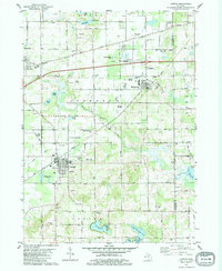 Download a high-resolution, GPS-compatible USGS topo map for Lawton, MI (1982 edition)
