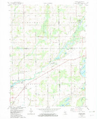 Download a high-resolution, GPS-compatible USGS topo map for Leonidas, MI (1982 edition)