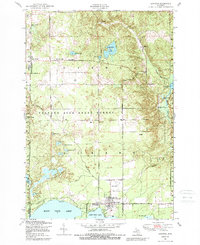 1950 Map of Lewiston, 1989 Print