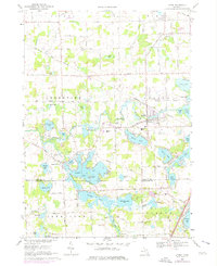 Download a high-resolution, GPS-compatible USGS topo map for Linden, MI (1976 edition)
