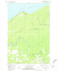 Download a high-resolution, GPS-compatible USGS topo map for Little Girls Point, MI (1981 edition)