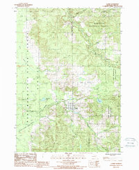 Download a high-resolution, GPS-compatible USGS topo map for Luther, MI (1988 edition)