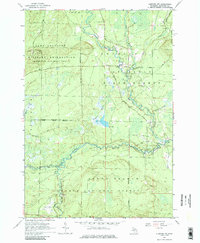 Download a high-resolution, GPS-compatible USGS topo map for Luzerne NW, MI (1986 edition)