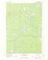 Download a high-resolution, GPS-compatible USGS topo map for Luzerne NW, MI (1976 edition)