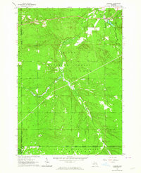 Download a high-resolution, GPS-compatible USGS topo map for Luzerne, MI (1964 edition)