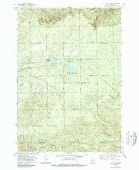 preview thumbnail of historical topo map of Oscoda County, MI in 1972