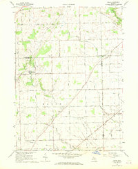 Download a high-resolution, GPS-compatible USGS topo map for Macon, MI (1969 edition)